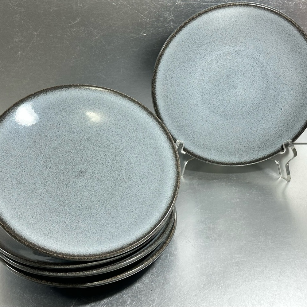 Jars Tourron Gris Ecroce Salad/ Multi Purpose Plate 8” ~ France ~ 5pc Available